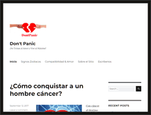 Tablet Screenshot of dontpanicbooks.com